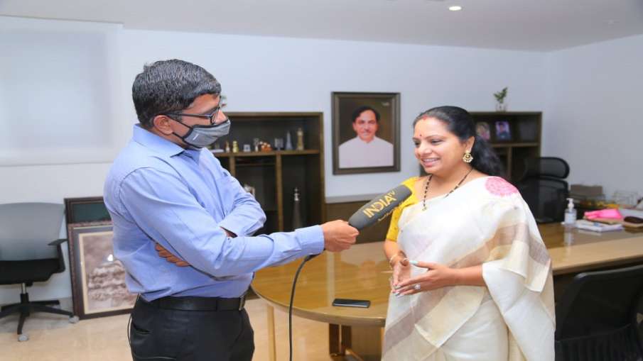 GHMC Election Results Telangana CM KCR daughter kavita interview । GHMC Election Results: क्या BJP न GHMC Election Results Telangana CM KCR daughter kavita interview । GHMC Election Results: क्या BJP न- India TV Hindi