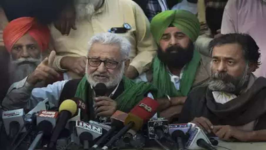 Delhi Police FIR Name Yogendra Yadav Darshan Pal Singh Joginder Singh Ughraha buta singh burjgil bal Delhi Police FIR Name Yogendra Yadav Darshan Pal Singh Joginder Singh Ughraha buta singh burjgil bal- India TV Hindi