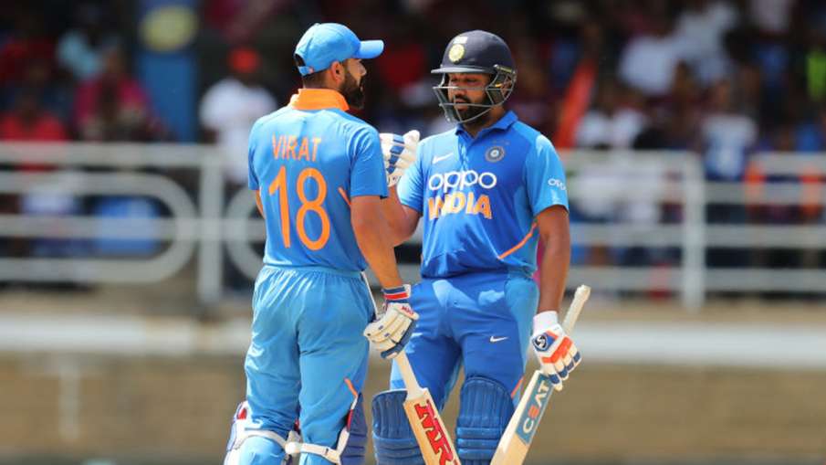 Virat Kohli and Rohit retain first and second position in ICC ODI rankings Virat Kohli and Rohit retain first and second position in ICC ODI rankings- India TV Hindi