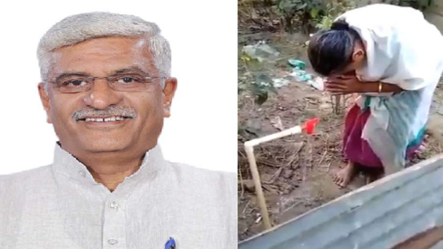 Assam Woman first time see Piped tap water at house emotional video shared by Jal Shakti Minister Ga Assam Woman first time see Piped tap water at house emotional video shared by Jal Shakti Minister Ga- India TV Hindi