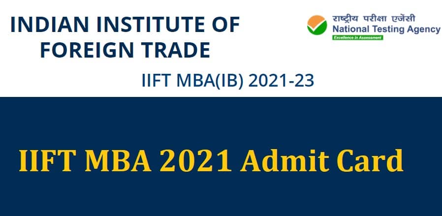 IIFT MBA 2021 admit card IIFT MBA 2021 admit card- India TV Hindi