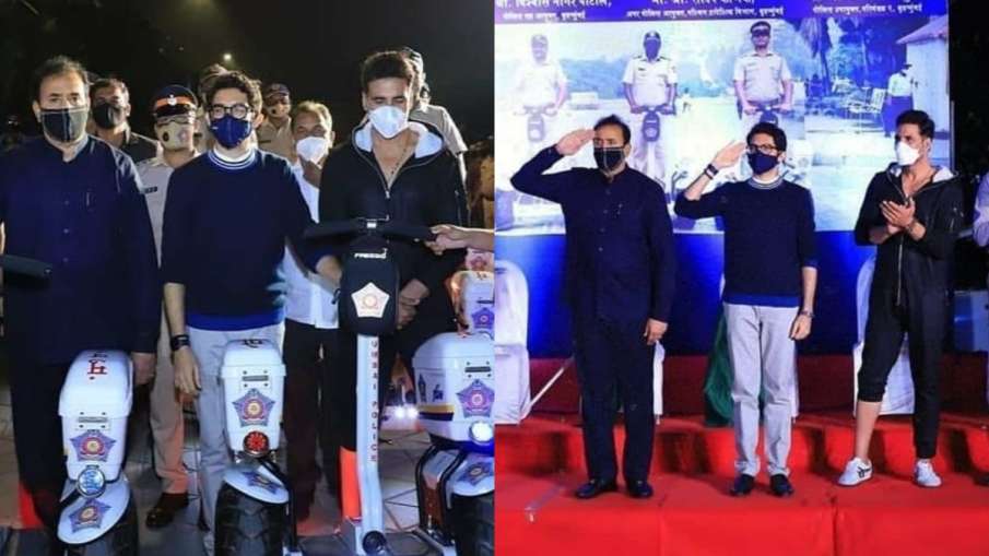 मुंबई पुलिस सामरोह में अक्षय कुमार ने आदित्य ठाकरे संग की शिरकत मुंबई पुलिस सामरोह में अक्षय कुमार ने आदित्य ठाकरे संग की शिरकत- India TV Hindi