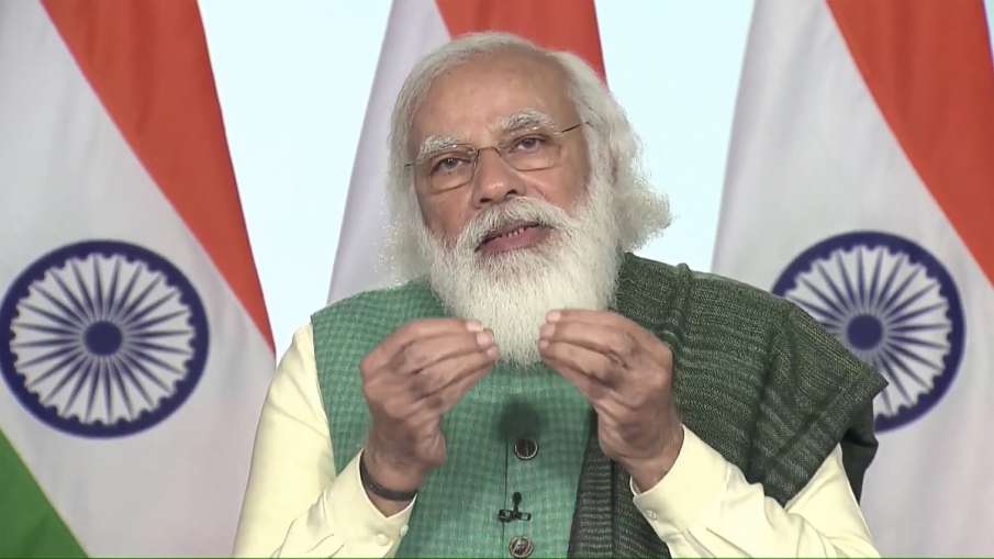 कोरोना वैक्सीन को लेकर भारत पूरी तरह से आत्मनिर्भर, सबसे बड़ा वैक्सीनेशन प्रोग्राम चल रहा है : पीएम कोरोना वैक्सीन को लेकर भारत पूरी तरह से आत्मनिर्भर, सबसे बड़ा वैक्सीनेशन प्रोग्राम चल रहा है : पीएम - India TV Hindi