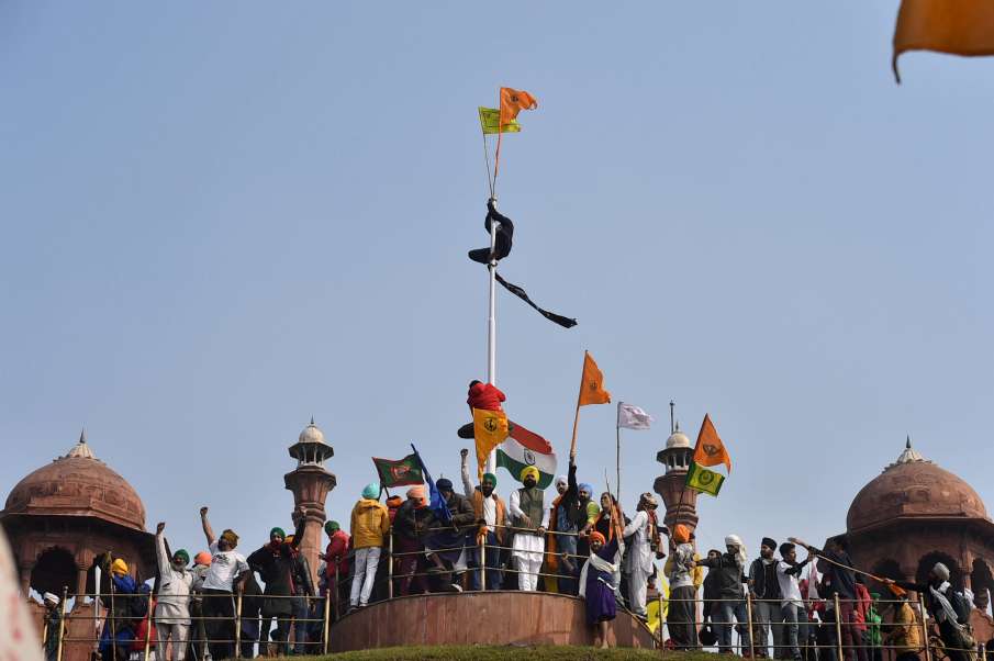 He is innocent, says family of man accused of hoisting religious flag at Red Fort latest news He is innocent, says family of man accused of hoisting religious flag at Red Fort latest news- India TV Hindi