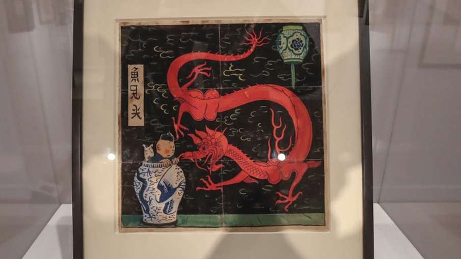 Tintin painting, Tintin Auction, Tintin The Blue Lotus, The Blue Lotus Tintin Tintin painting, Tintin Auction, Tintin The Blue Lotus, The Blue Lotus Tintin- India TV Hindi