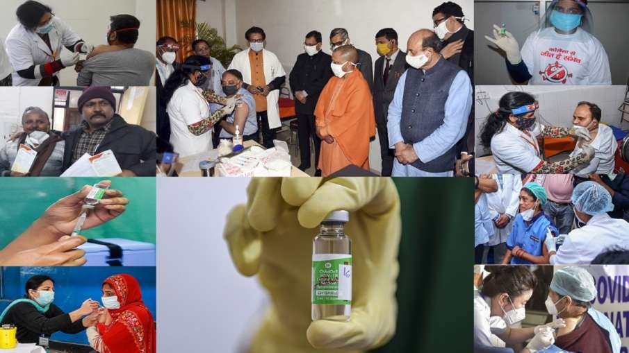 uttar pradesh ahead of all states on day one of coronavirus vaccination पहले दिन उत्तर प्रदेश में लग uttar pradesh ahead of all states on day one of coronavirus vaccination पहले दिन उत्तर प्रदेश में लग- India TV Hindi
