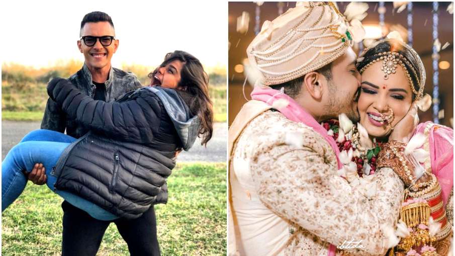 aditya narayan celebrates kiss day with wife aditya narayan celebrates kiss day with wife - India TV Hindi