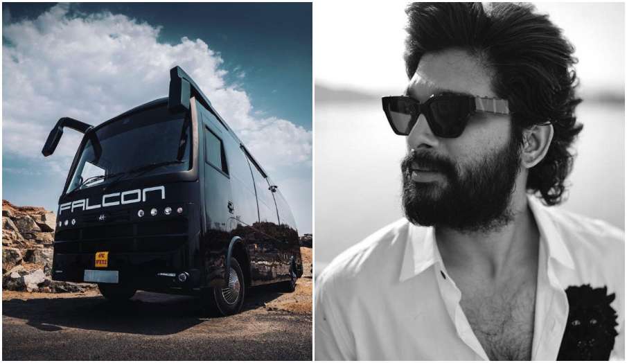 allu arjun vanity van falcon accident allu arjun vanity van falcon accident- India TV Hindi