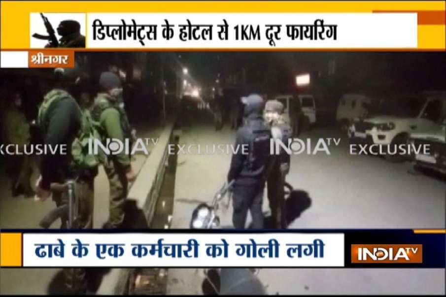 Terror attack near the hotel in-srinagar where foreign envoys are staying- India TV Hindi
