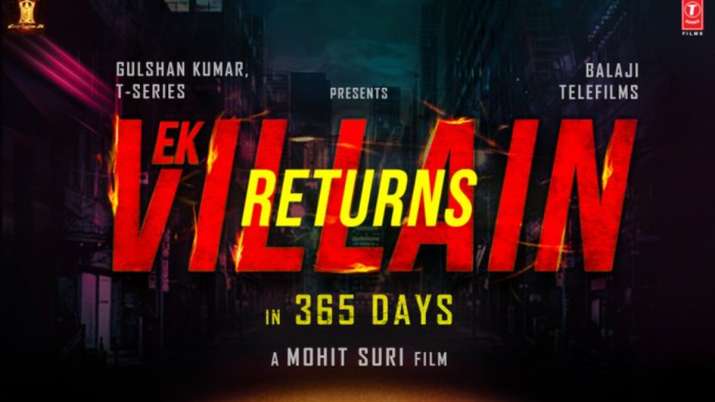 Ek Villain Returns: जॉन अब्राहम, अर्जुन कपूर, दिशा पाटनी और तारा सुतारिया के साथ लौटेगा 'एक विलेन', Ek Villain Returns: जॉन अब्राहम, अर्जुन कपूर, दिशा पाटनी और तारा सुतारिया के साथ लौटेगा 'एक विलेन',- India TV Hindi