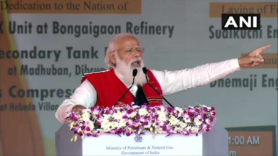 pm narendra modi assam speech big points कब घोषित होंगे पांच राज्यों के चुनाव, पीएम मोदी ने दिया संक pm narendra modi assam speech big points कब घोषित होंगे पांच राज्यों के चुनाव, पीएम मोदी ने दिया संक- India TV Hindi