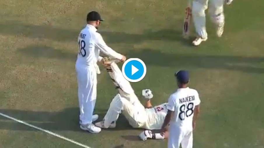 IND vs ENG: Virat Kohli showed his generosity by helping those who got injured, watch the video IND vs ENG: Virat Kohli showed his generosity by helping those who got injured, watch the video- India TV Hindi