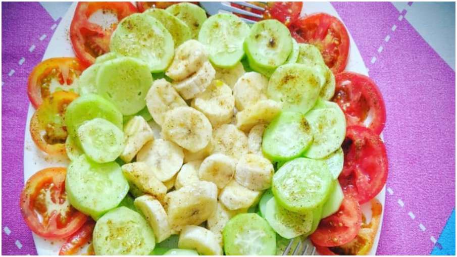 Kheera and banana salad Kheera and banana salad - India TV Hindi