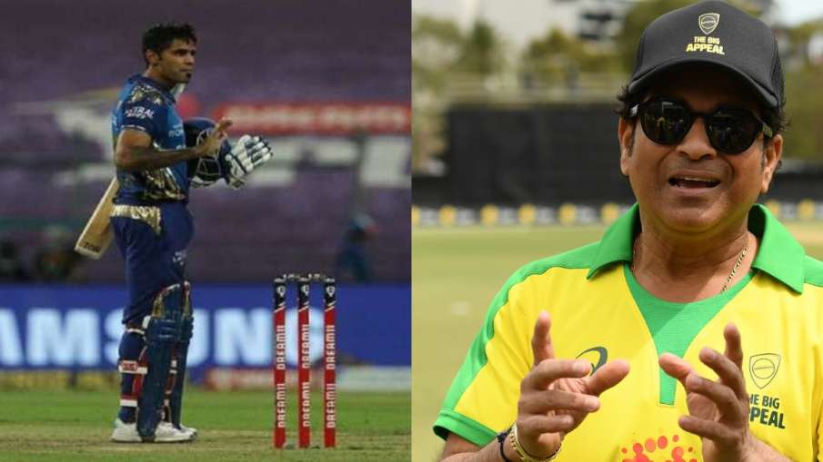 Surya Kumar Yadav and Sachin Tendulkar Surya Kumar Yadav and Sachin Tendulkar - India TV Hindi