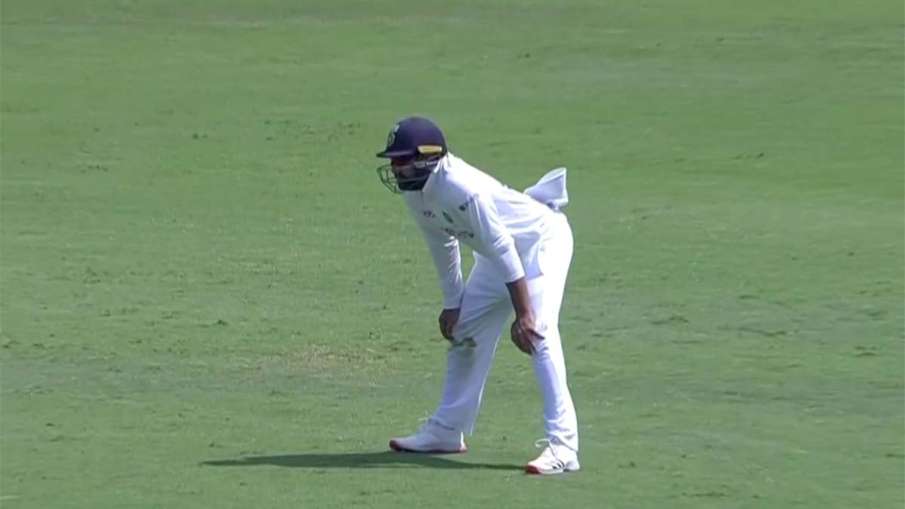 IND vs ENG: Know why Rohit Sharma was fielding in slip wearing a helmet IND vs ENG: Know why Rohit Sharma was fielding in slip wearing a helmet- India TV Hindi
