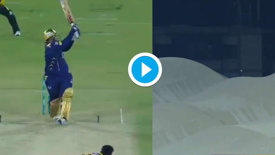 Moin Khan son Azam made a splash in PSL, reached the ground with a six off Wahab Riaz Watch Video Moin Khan son Azam made a splash in PSL, reached the ground with a six off Wahab Riaz Watch Video- India TV Hindi