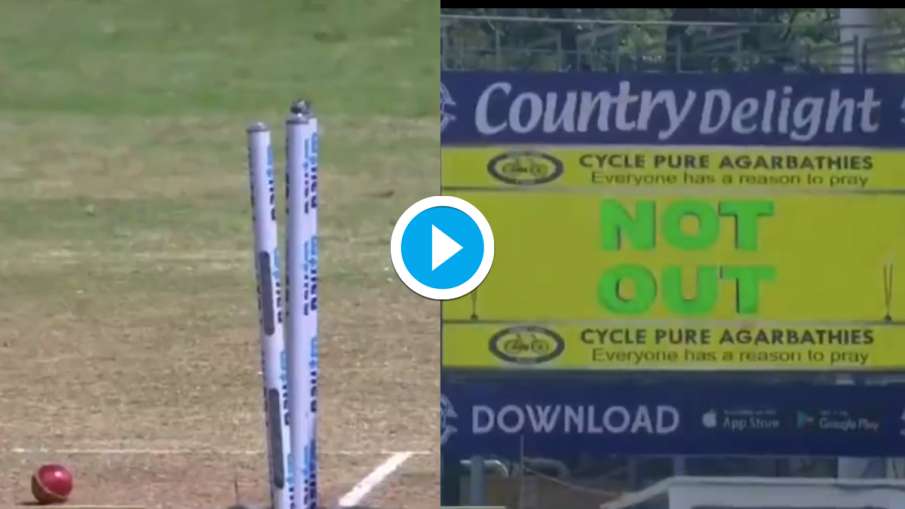 IND vs ENG The wicket fell, the bails fell but still this Indian batsman was not out, Watch Video IND vs ENG The wicket fell, the bails fell but still this Indian batsman was not out, Watch Video- India TV Hindi
