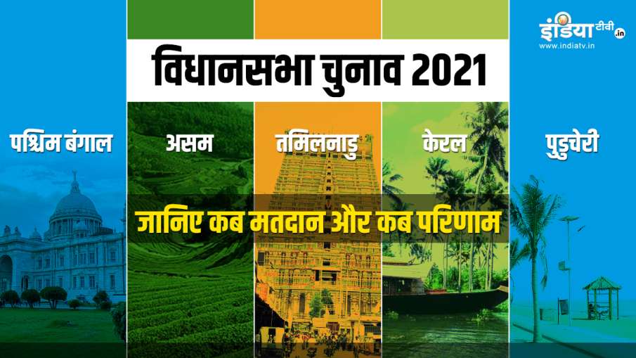 West bengal assam tamil nadu kerala and puducherry vidhan sabha chunav elections polling results West bengal assam tamil nadu kerala and puducherry vidhan sabha chunav elections polling results- India TV Hindi