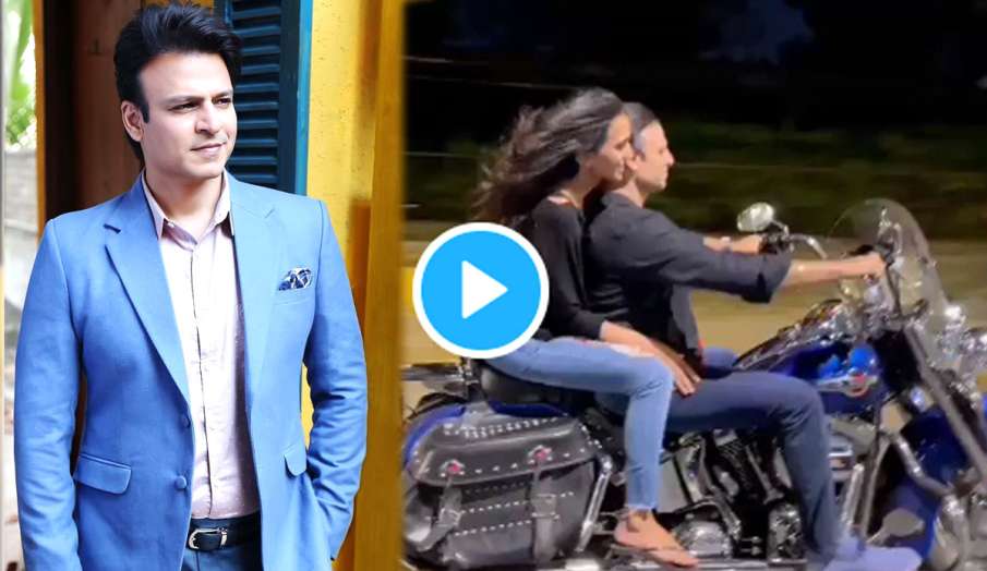 vivek oberoi fines for riding bike without helmet and mask vivek oberoi fines for riding bike without helmet and mask - India TV Hindi