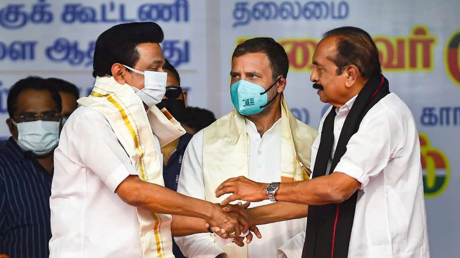 Rahul Gandhi should form Tamil Nadu like alliance to defeat BJP says stalin स्टालिन ने बताया राहुल क Rahul Gandhi should form Tamil Nadu like alliance to defeat BJP says stalin स्टालिन ने बताया राहुल क- India TV Hindi
