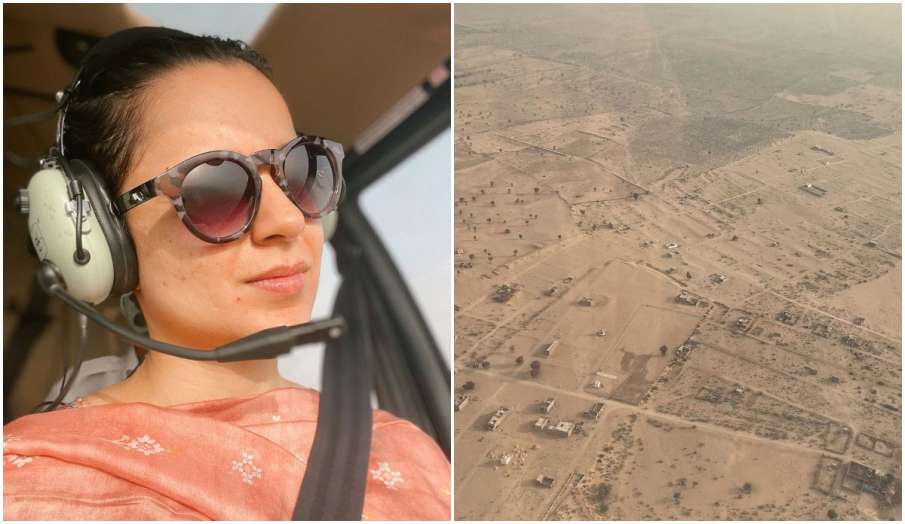 kangana ranaut tejas shooting rajasthan kangana ranaut tejas shooting rajasthan - India TV Hindi