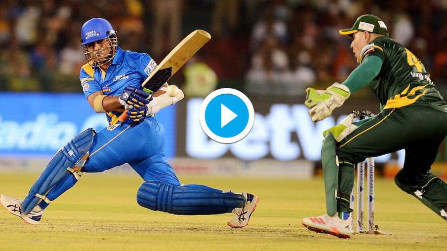 Sachin Tendulkar magic was played on the cricket field, the 60-run stormy innings played on 37 balls Sachin Tendulkar magic was played on the cricket field, the 60-run stormy innings played on 37 balls- India TV Hindi