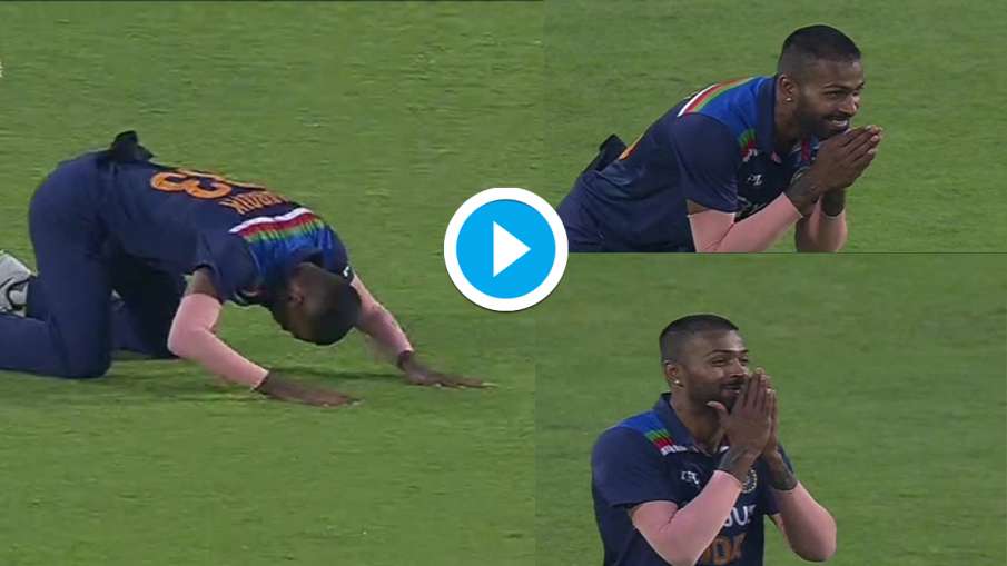 Hardik Pandya Funny Reaction when Shikhar Dhawan catches Ben Stokes Hardik Pandya Funny Reaction when Shikhar Dhawan catches Ben Stokes- India TV Hindi