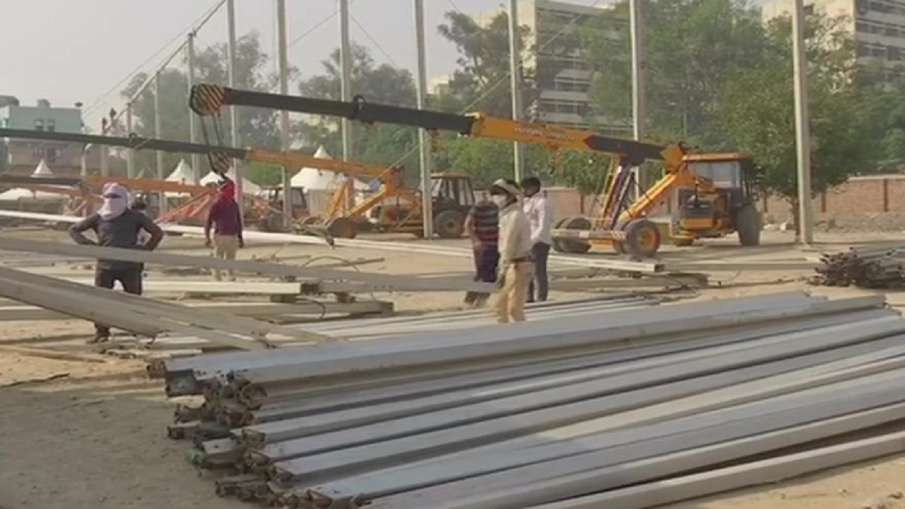 दिल्ली: 500 बेड का आईसीयू हॉस्पिटल, रामलीला ग्राउंड में 10 मई से पहले बनकर होगा तैयार दिल्ली: 500 बेड का आईसीयू हॉस्पिटल, रामलीला ग्राउंड में 10 मई से पहले बनकर होगा तैयार- India TV Hindi