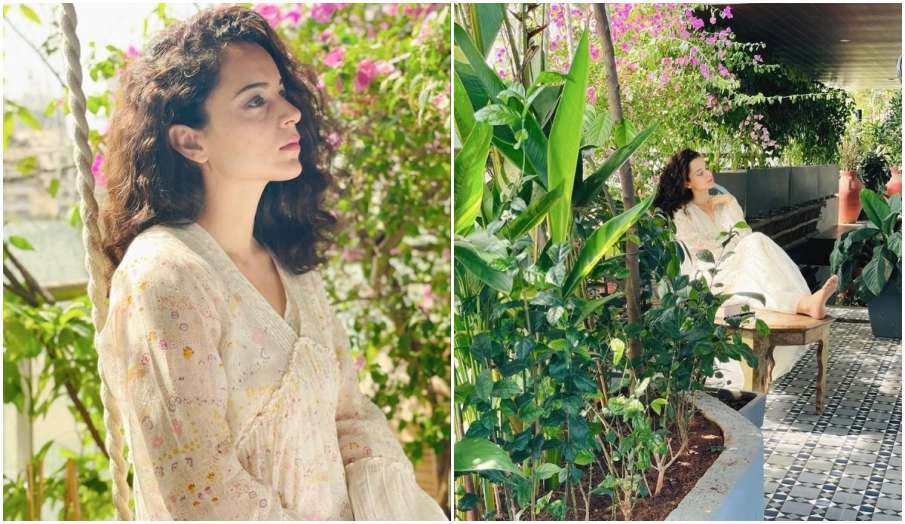 kangana ranaut spends quality time at her home amid coronavirus second wave shares javed akhtar shay kangana ranaut spends quality time at her home amid coronavirus second wave shares javed akhtar shay- India TV Hindi