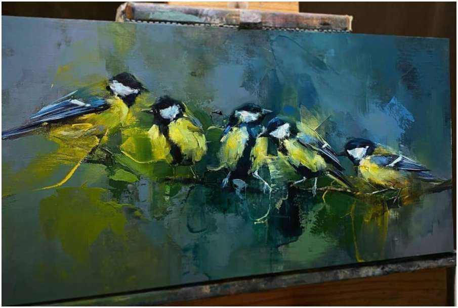 Birds painting Birds painting - India TV Hindi