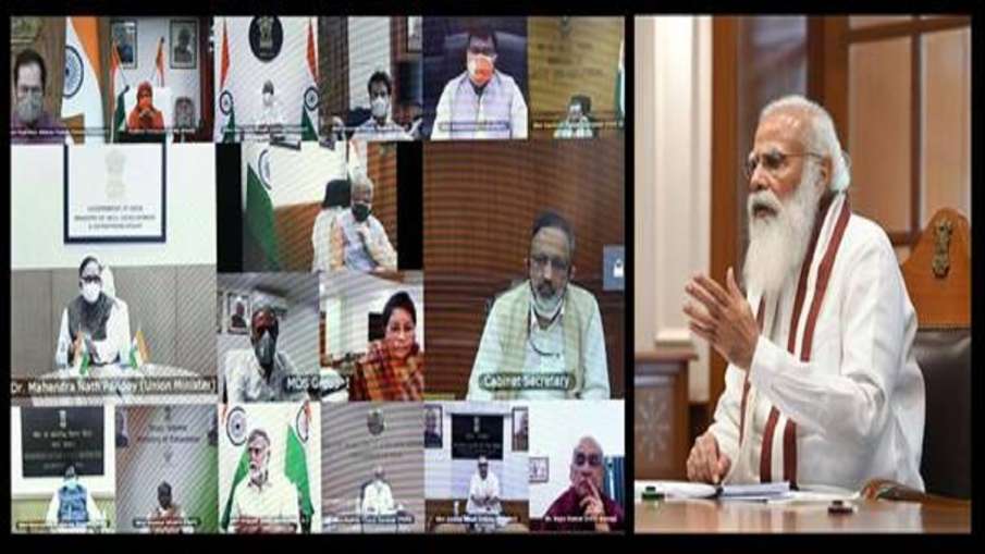 कोविड-19 दूसरी लहर: पीएम मोदी ने केंद्रीय मंत्रिपरिषद के साथ बैठक की, कहा- 100 साल में ऐसे महामारी द कोविड-19 दूसरी लहर: पीएम मोदी ने केंद्रीय मंत्रिपरिषद के साथ बैठक की, कहा- 100 साल में ऐसे महामारी द- India TV Hindi
