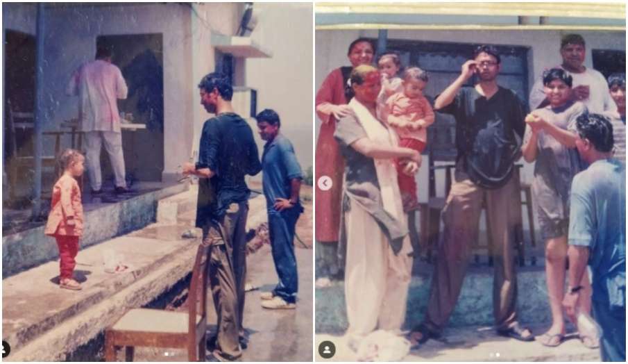 irrfan khan son babil khan remembers best holi shares throwback pic irrfan khan son babil khan remembers best holi shares throwback pic - India TV Hindi