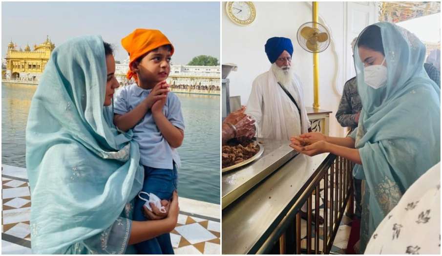 kangana ranaut visit golden temple first time with family says speechless and stunned kangana ranaut visit golden temple first time with family says speechless and stunned - India TV Hindi
