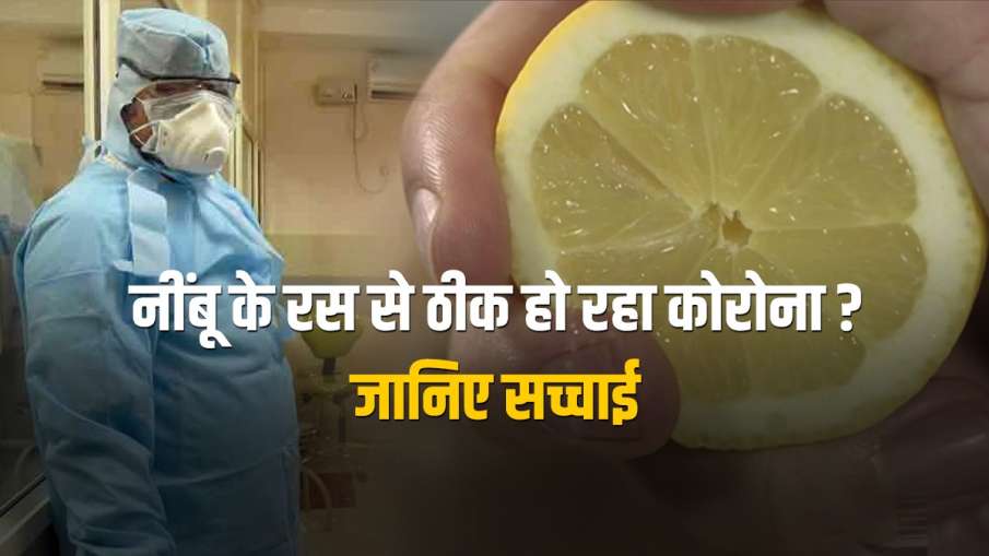 नाक में नींबू के रस की 2 बूंद डालने से खत्म हो जाएगा कोरोना? जानिए इस तथ्य की सच्चाई नाक में नींबू के रस की 2 बूंद डालने से खत्म हो जाएगा कोरोना? जानिए इस तथ्य की सच्चाई- India TV Hindi