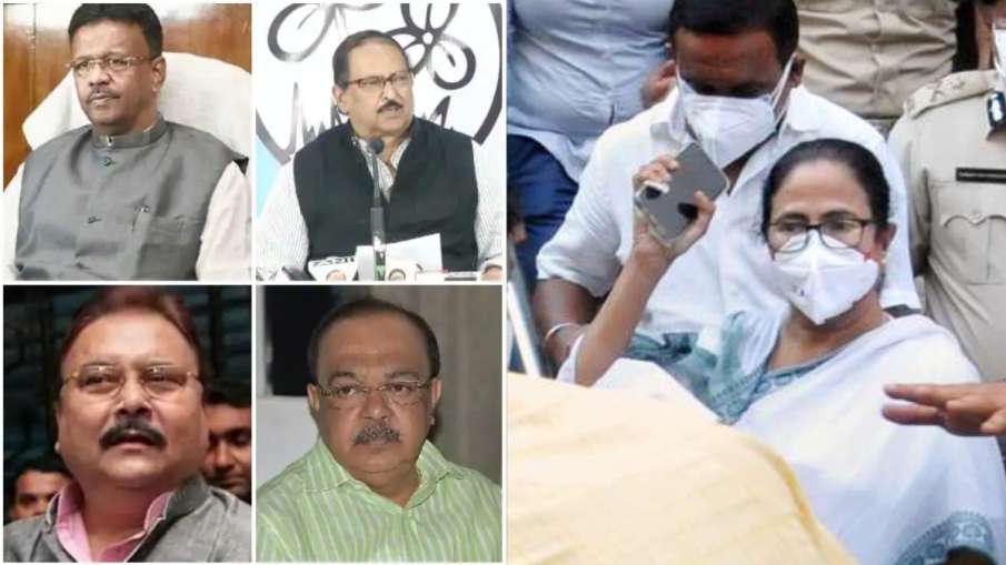 नारदा स्टिंग केस: चारों TMC नेताओं को मिली जमानत, दिनभर चला हाई वोल्टेज सियासी ड्रामा नारदा स्टिंग केस: चारों TMC नेताओं को मिली जमानत, दिनभर चला हाई वोल्टेज सियासी ड्रामा- India TV Hindi