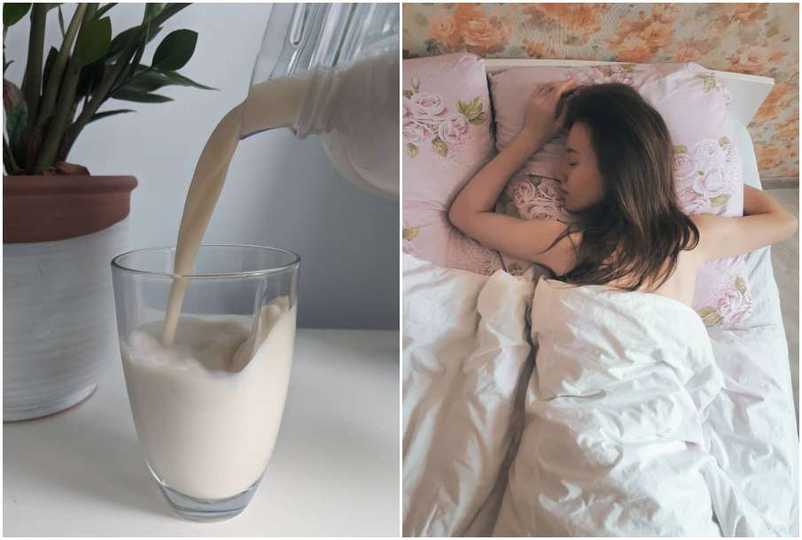 Drink Milk with Desi ghee for instant sleep at night Drink Milk with Desi ghee for instant sleep at night- India TV Hindi