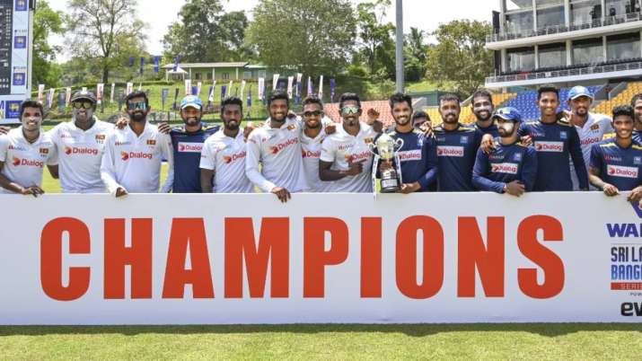 SL vs BAN: Sri Lanka won the Test series 1–0 by beating Bangladesh by 209 runs in the 2nd Test SL vs BAN: Sri Lanka won the Test series 1–0 by beating Bangladesh by 209 runs in the 2nd Test- India TV Hindi