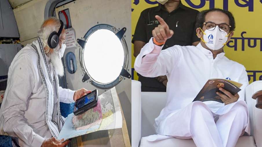 Uddhav Thackeray helicopter cyclone PM Narendra Modi मैं कम से कम जमीन पर जाकर हालात का जायजा तो ले Uddhav Thackeray helicopter cyclone PM Narendra Modi मैं कम से कम जमीन पर जाकर हालात का जायजा तो ले - India TV Hindi