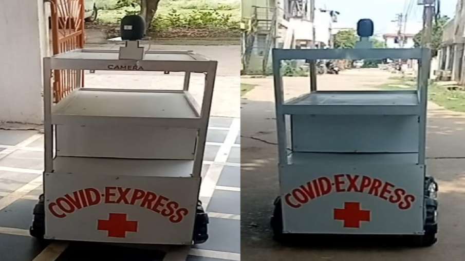 भिलाई स्टील प्लांट से सेवानिवृत्त कर्मियों ने लो वोल्टेज रोबोट किया डिजाइन, जानिए Covid Express की ख भिलाई स्टील प्लांट से सेवानिवृत्त कर्मियों ने लो वोल्टेज रोबोट किया डिजाइन, जानिए Covid Express की ख- India TV Hindi