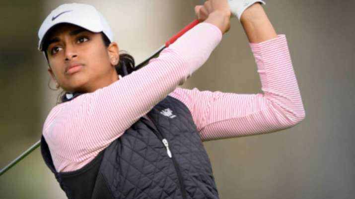 American teen with Indian parents leads at US Women's Open American teen with Indian parents leads at US Women's Open- India TV Hindi