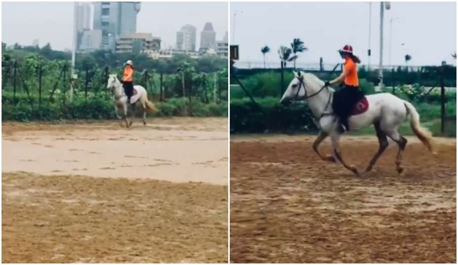 kangana ranaut horse riding sunday morning instagram video watch kangana ranaut horse riding sunday morning instagram video watch- India TV Hindi