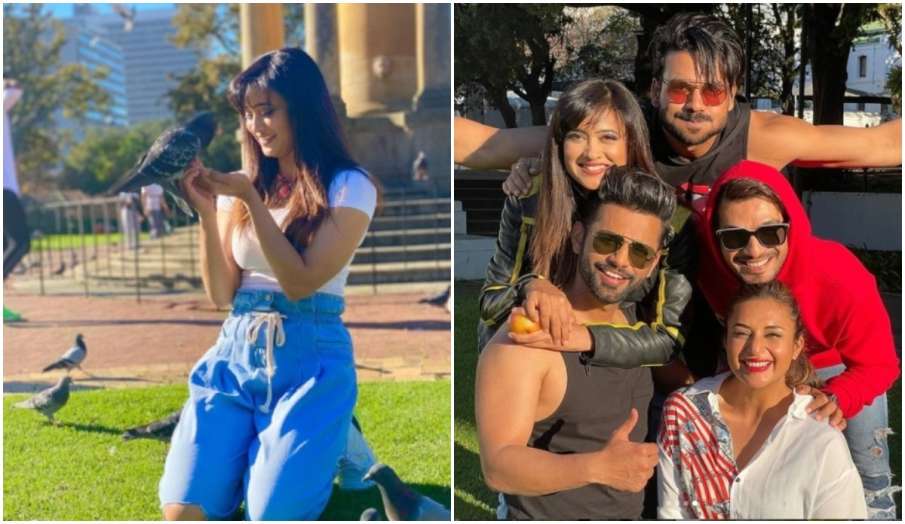 khatron ke khiladi 11 arjun bijlani shares pic with shweta tiwari divyanka tripathi instagram post khatron ke khiladi 11 arjun bijlani shares pic with shweta tiwari divyanka tripathi instagram post - India TV Hindi