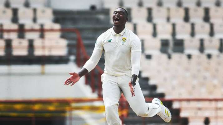 WI vs SA 1st Test | South Africa pacers skittle out West Indies for 97 on Day 1 WI vs SA 1st Test | South Africa pacers skittle out West Indies for 97 on Day 1- India TV Hindi