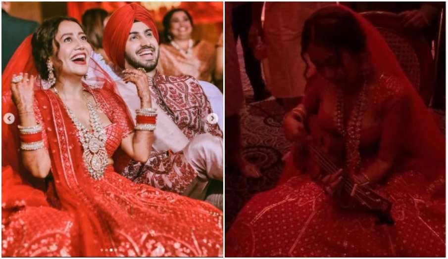 neha kakkar backstage rehearsal on her wedding surprise for husband rohanpreet singh neha kakkar backstage rehearsal on her wedding surprise for husband rohanpreet singh- India TV Hindi