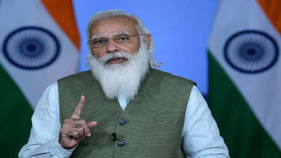 PM Modi addresses high-level virtual UN meet on desertification, land degradation, drought PM Modi addresses high-level virtual UN meet on desertification, land degradation, drought- India TV Hindi