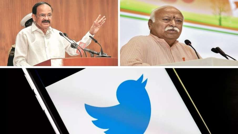 उपराष्ट्रपति और RSS चीफ के अकाउंट से ब्लू टिक हटाने की Twitter की 'तथ्यहीन' वजह, बवाल बढ़ा तो बैकफुट उपराष्ट्रपति और RSS चीफ के अकाउंट से ब्लू टिक हटाने की Twitter की 'तथ्यहीन' वजह, बवाल बढ़ा तो बैकफुट- India TV Hindi