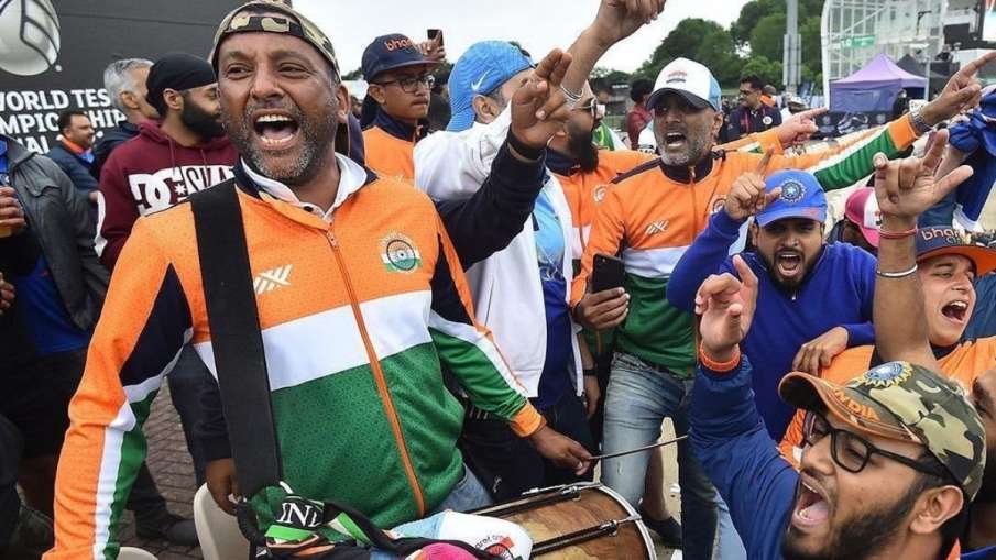 IND vs NZ WTC Final: bharat army sang song to cheer... IND vs NZ WTC Final: bharat army sang song to cheer...- India TV Hindi