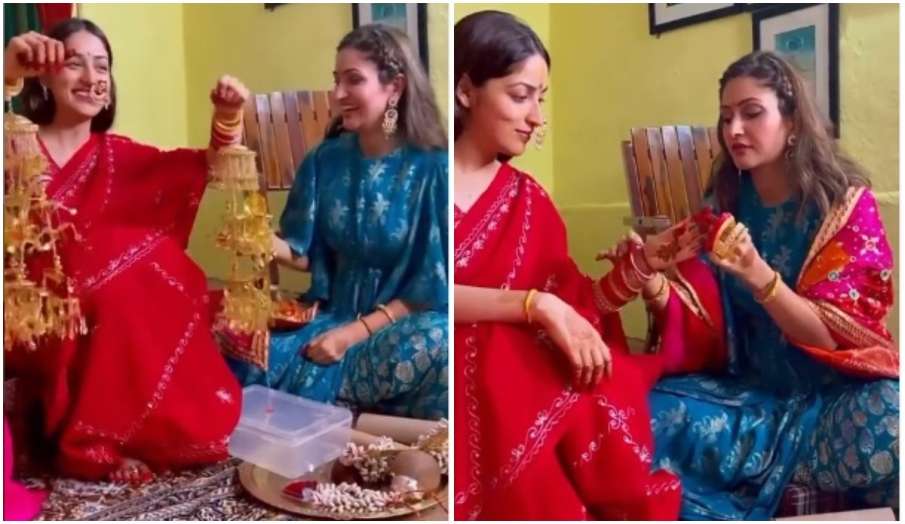 Yami Gautam bride sister Surili actress shared unseen video of wedding watch Yami Gautam bride sister Surili actress shared unseen video of wedding watch - India TV Hindi