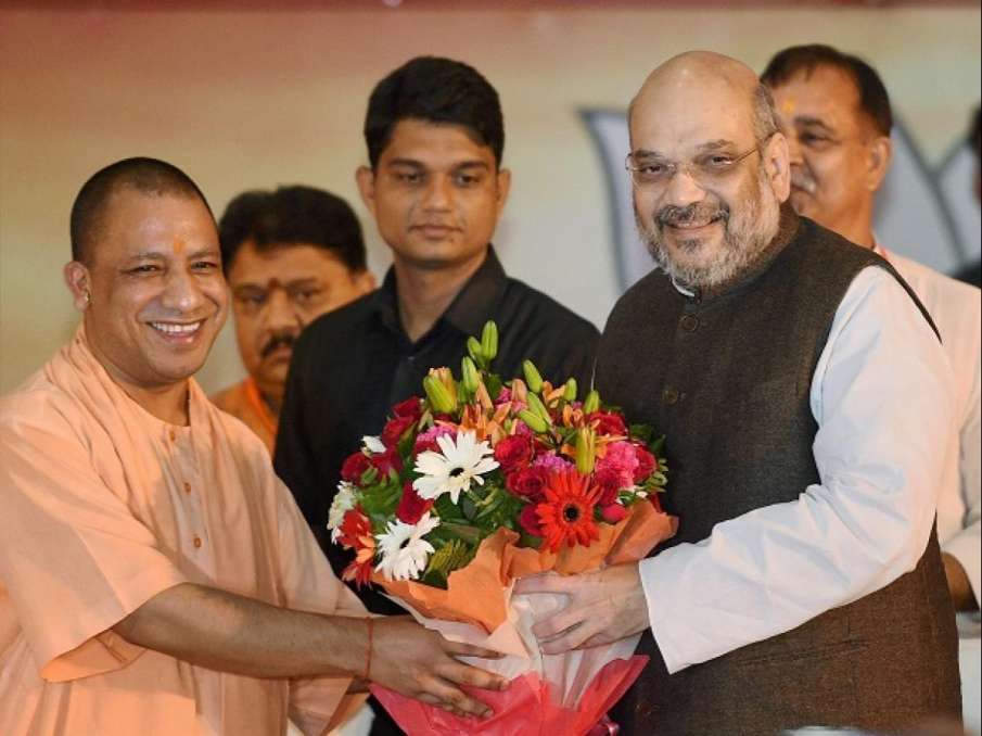 UP CM Adityanath calls on Amit Shah; likely to meet PM, Nadda UP CM Adityanath calls on Amit Shah; likely to meet PM, Nadda- India TV Hindi