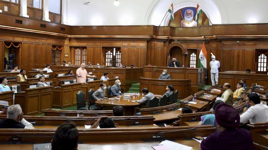 दिल्ली विधानसभा में भारी हंगामा, BJP विधायकों को मार्शल आउट किया गया (प्रतीकात्मक तस्वीर) दिल्ली विधानसभा में भारी हंगामा, BJP विधायकों को मार्शल आउट किया गया (प्रतीकात्मक तस्वीर)- India TV Hindi